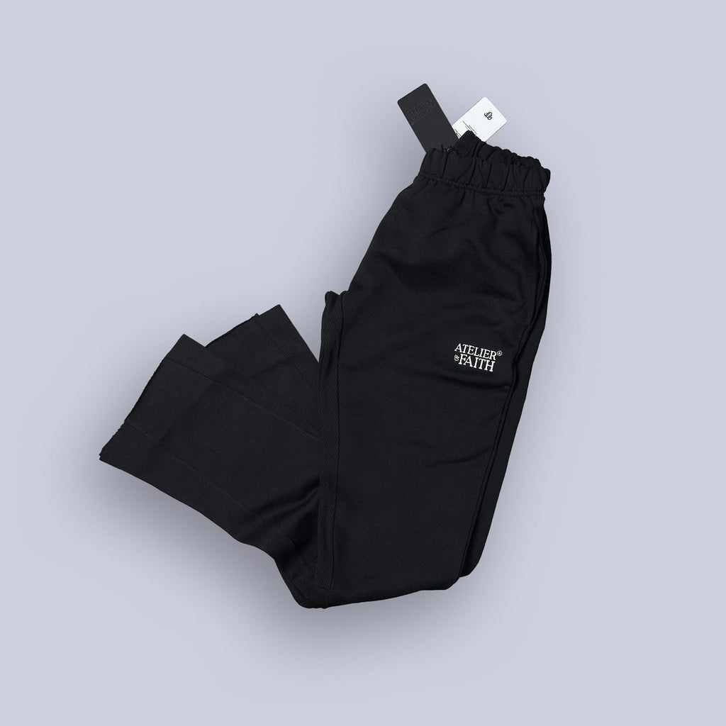 AOF FLARED PANTS - ALLBLACK - Atelier of Faith