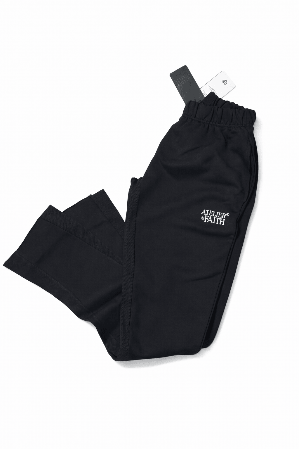 AOF FLARED PANTS - ALLBLACK - Atelier of Faith